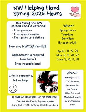 Spring 2025 Hours